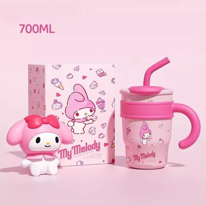 HelloKitty 62oz Stainless Steel Tumbler with Rotating Lid for Outdoor Travel Office School